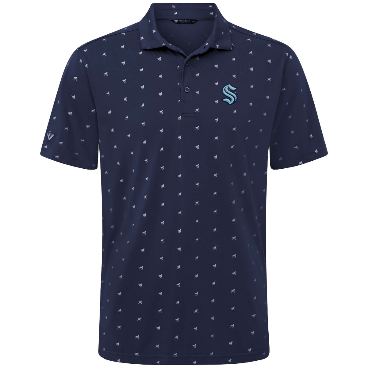 Seattle Kraken Rover Navy Polo