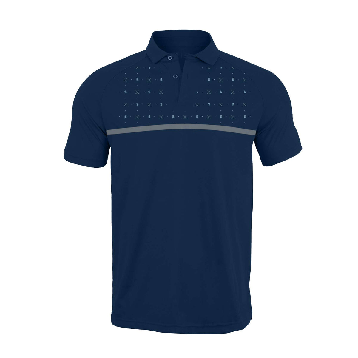 Seattle Kraken Sector Hockey Pattern Polo