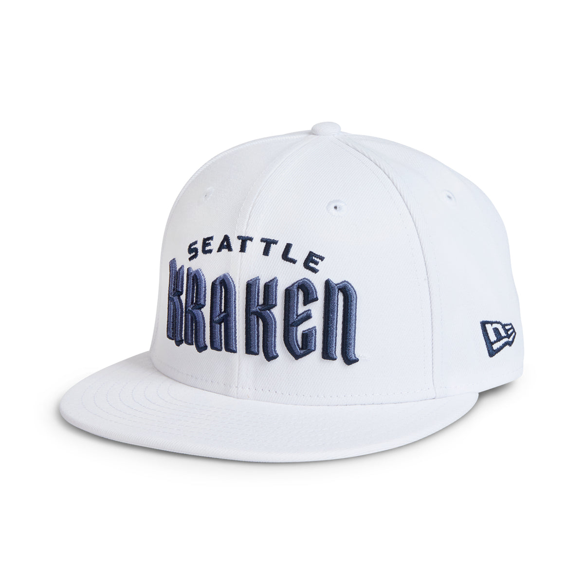 Seattle Kraken Wordmark 5950 White Cap