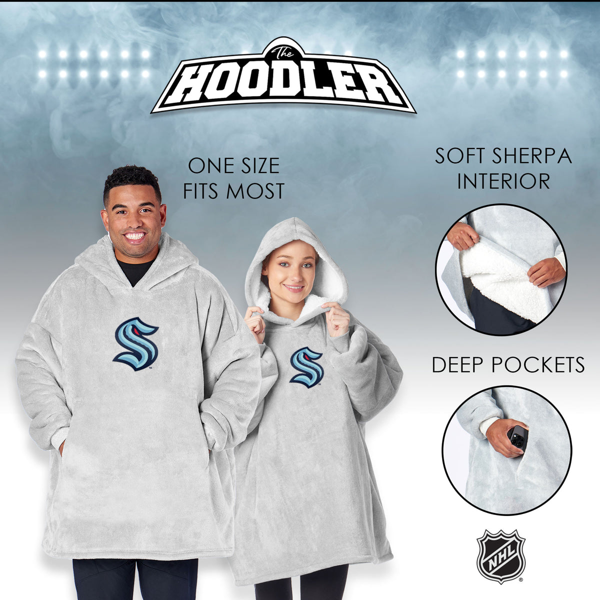 Seattle Kraken Pullover Blanket