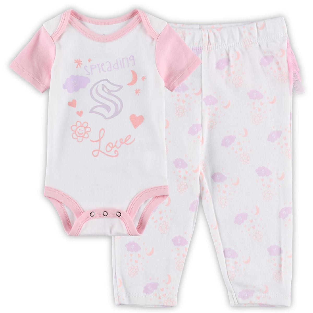 Seattle Kraken Outerstuff Newborn Bodysuit and Leggings Set