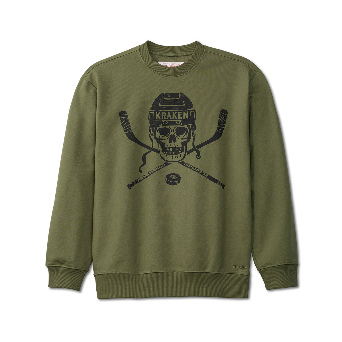 Seattle Kraken Filson Skull and Sticks Prospector Crewneck