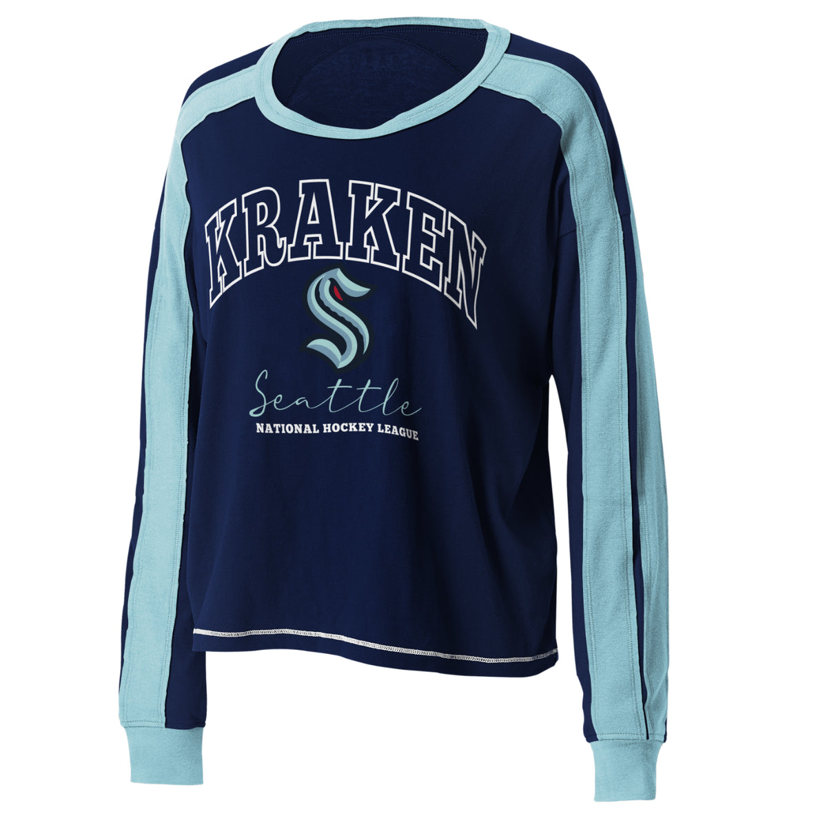 Seattle Kraken Womens Color Stripe Long Sleeve - Multi Color / WXS