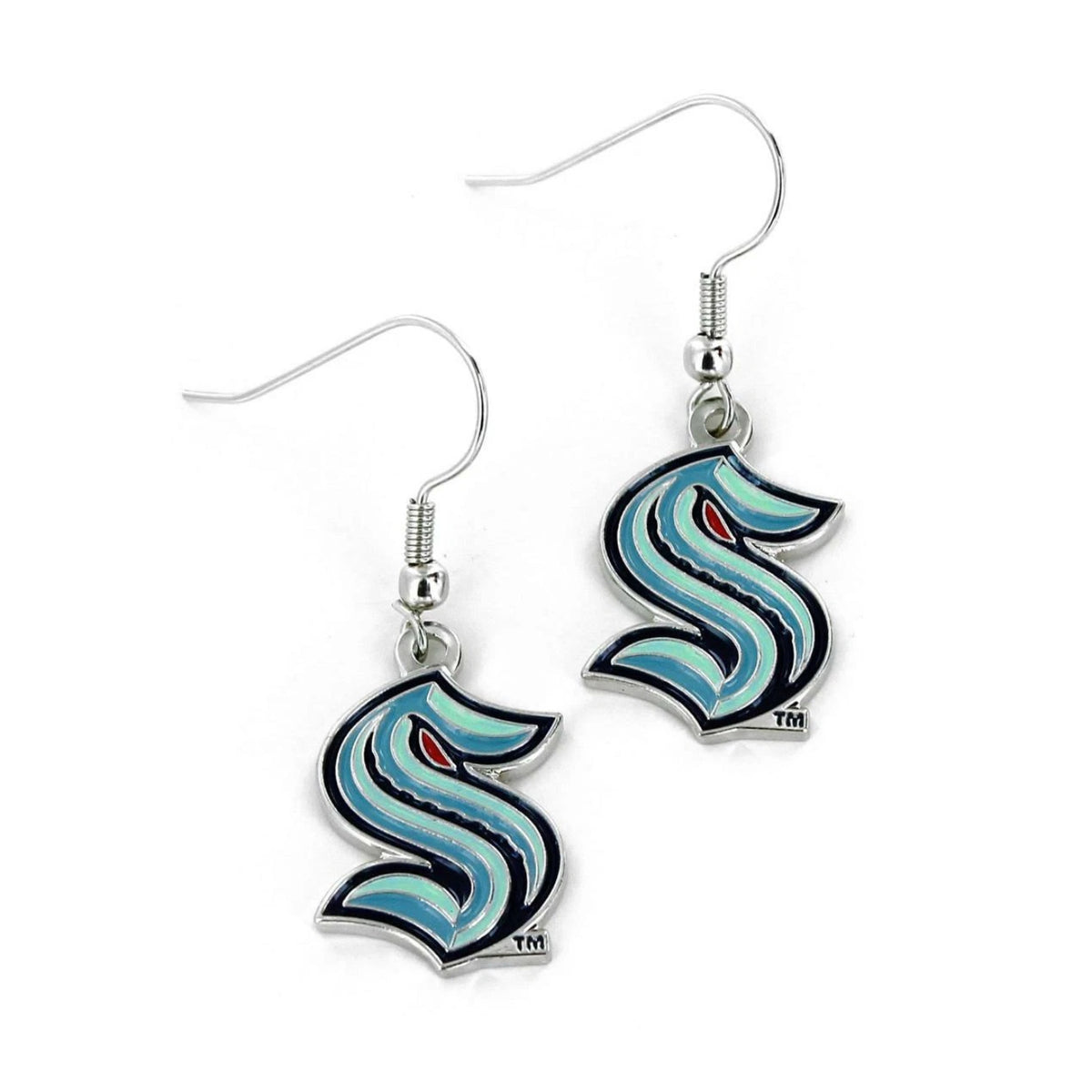 Seattle Kraken Primary Logo Dangler Earrings