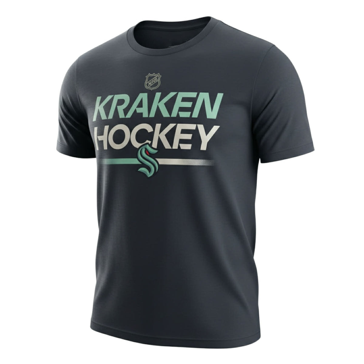 Seattle Kraken Youth Authentic Pro Wordmark Short Sleeve Tee