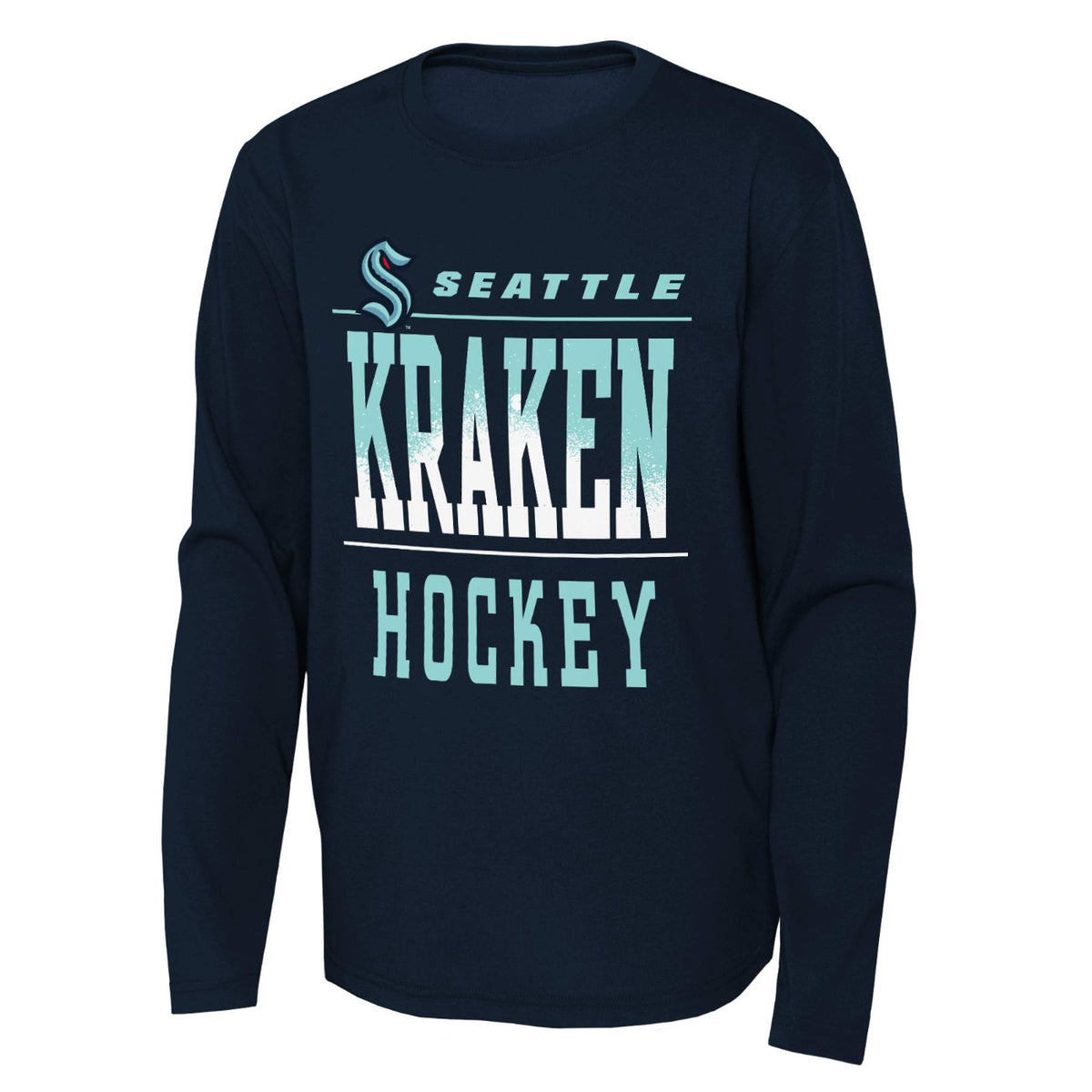 Seattle Kraken Youth Barnburner Long Sleeve Tee
