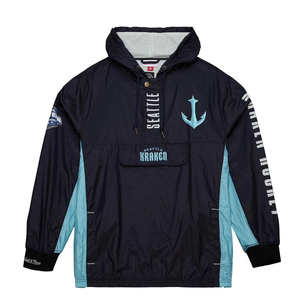 Seattle Kraken Mitchell & Ness Team OG 2.0 Anorak Windbreaker