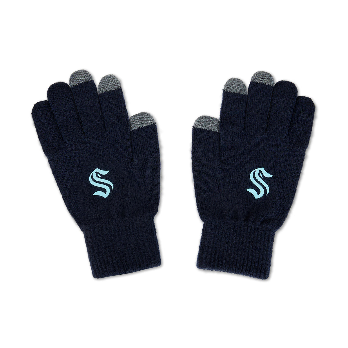Seattle Kraken Primary Navy Gloves Seattle Team Hockey – Store