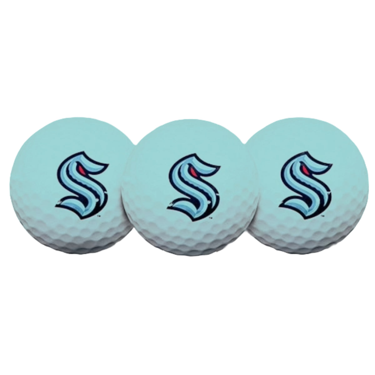 Seattle Kraken Ice Blue Golf Balls - 3-Pack – Seattle Hockey Team