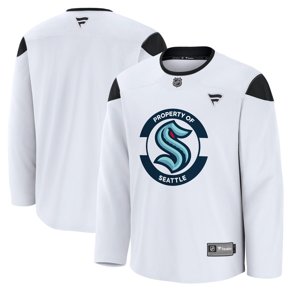 Seattle Kraken White Practice Jersey