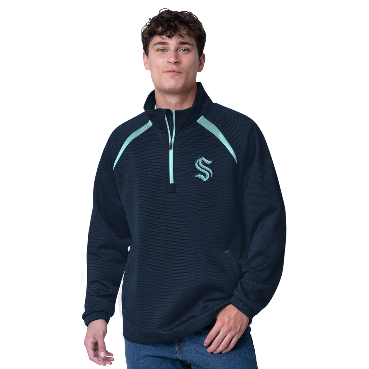 Seattle Kraken Ball Park Half Zip