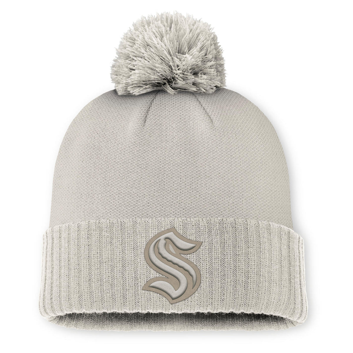 Seattle Kraken Road Cuffed Pom Beanie Moonstruck