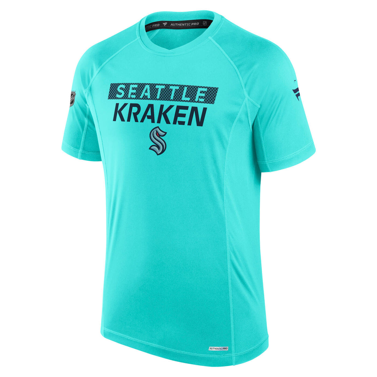 Seattle Kraken AP Rink Tech Tee Ice Blue