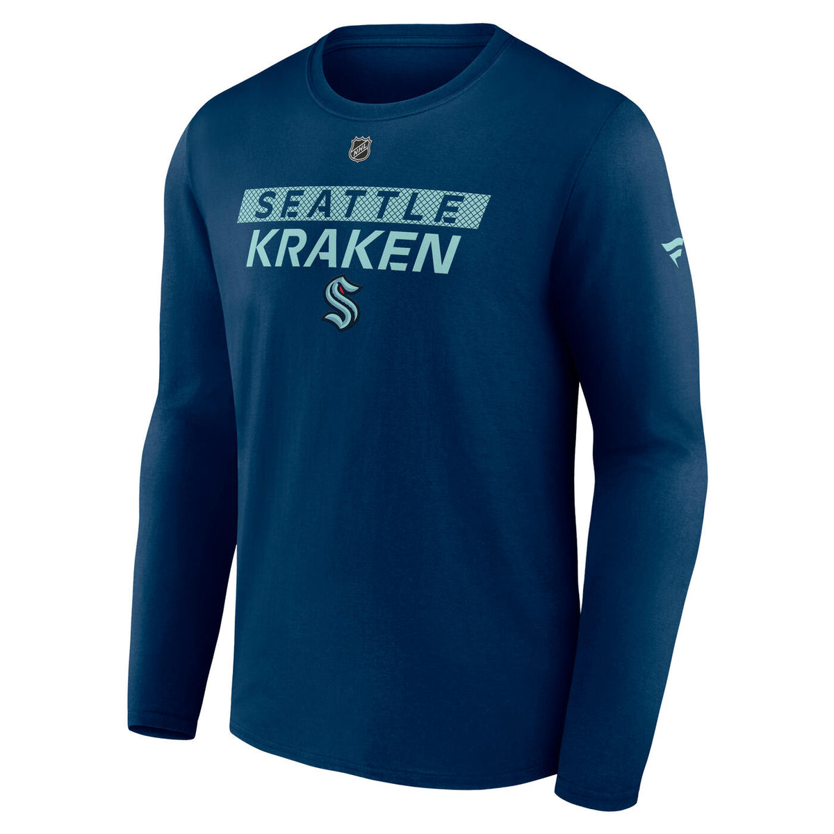 Seattle Kraken AP Replen Long Sleeve Primary Navy