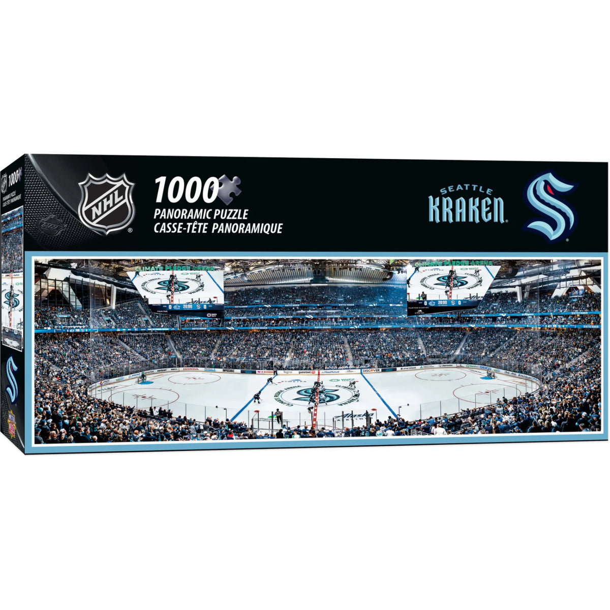 Seattle Kraken Arena Panoramic Puzzle 1000 pc