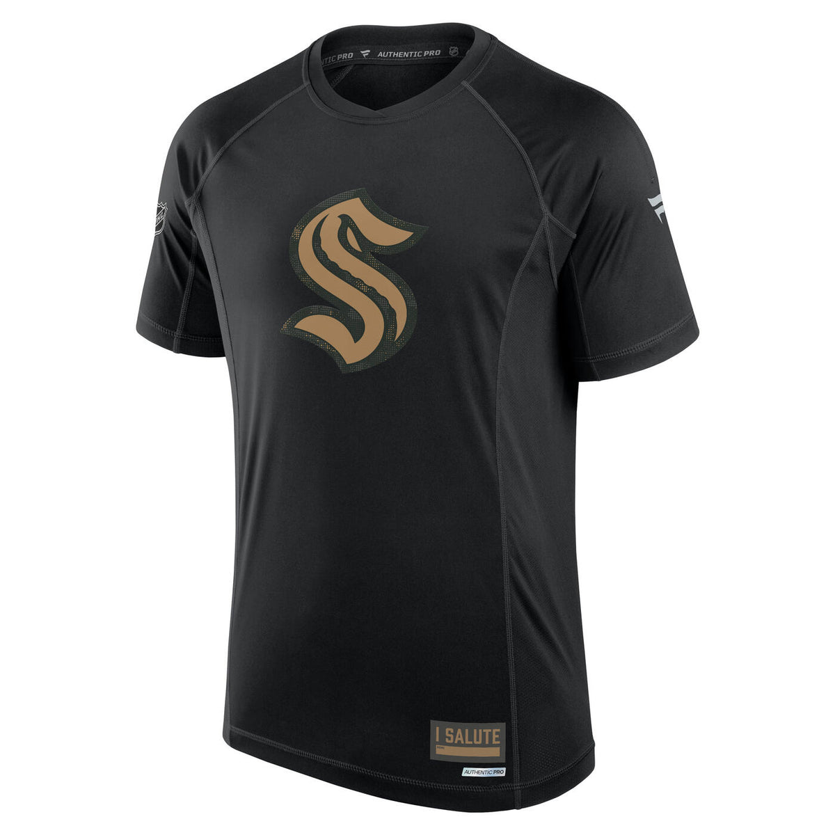 Seattle Kraken Authentic Pro Military Appreciation Tech Tee