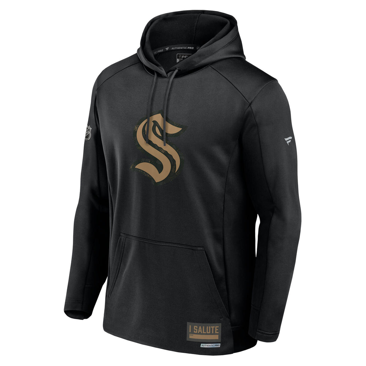 Seattle Kraken Authentic Pro Military Appreciation Hoodie
