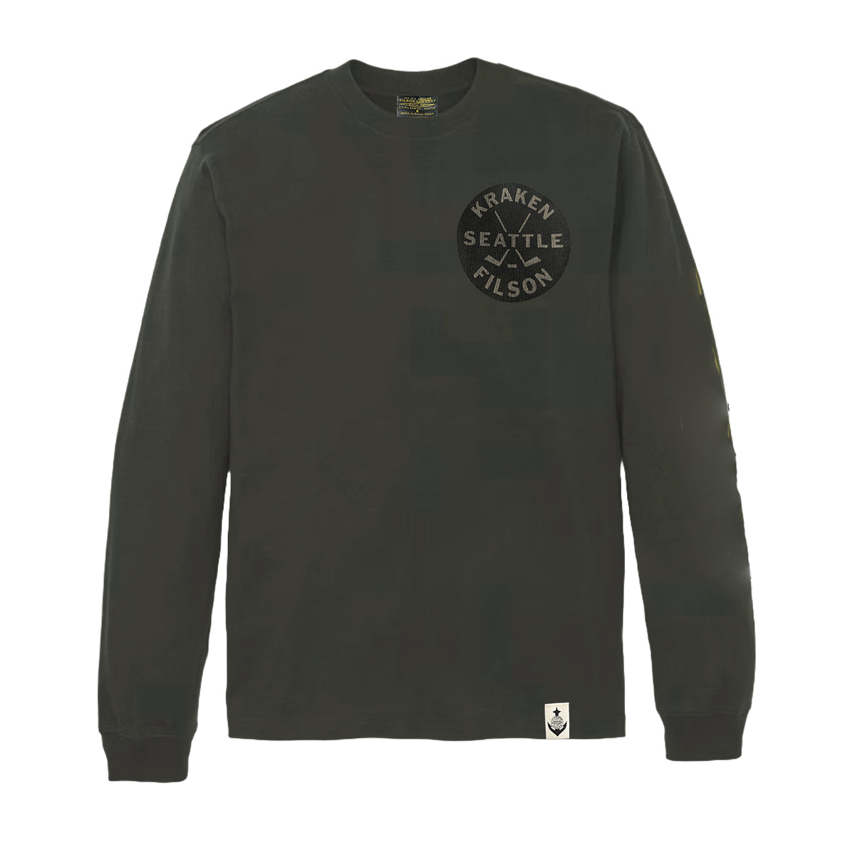 Seattle Kraken Filson Seattle Puck Beluga Long Sleeve Tee