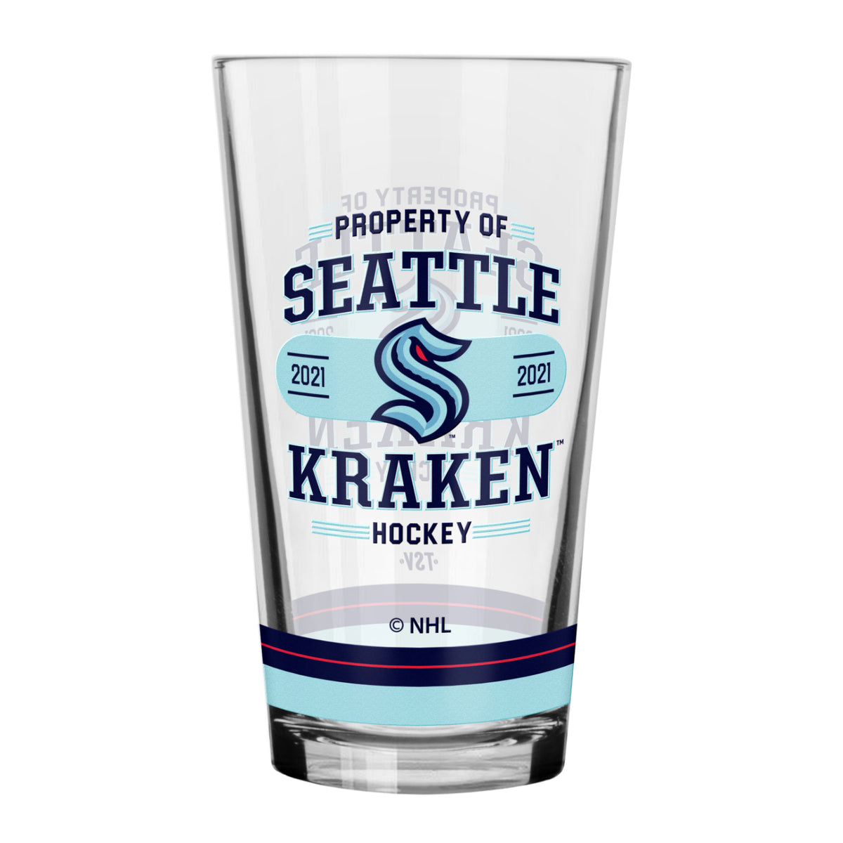 Seattle Kraken Property Pint Glass