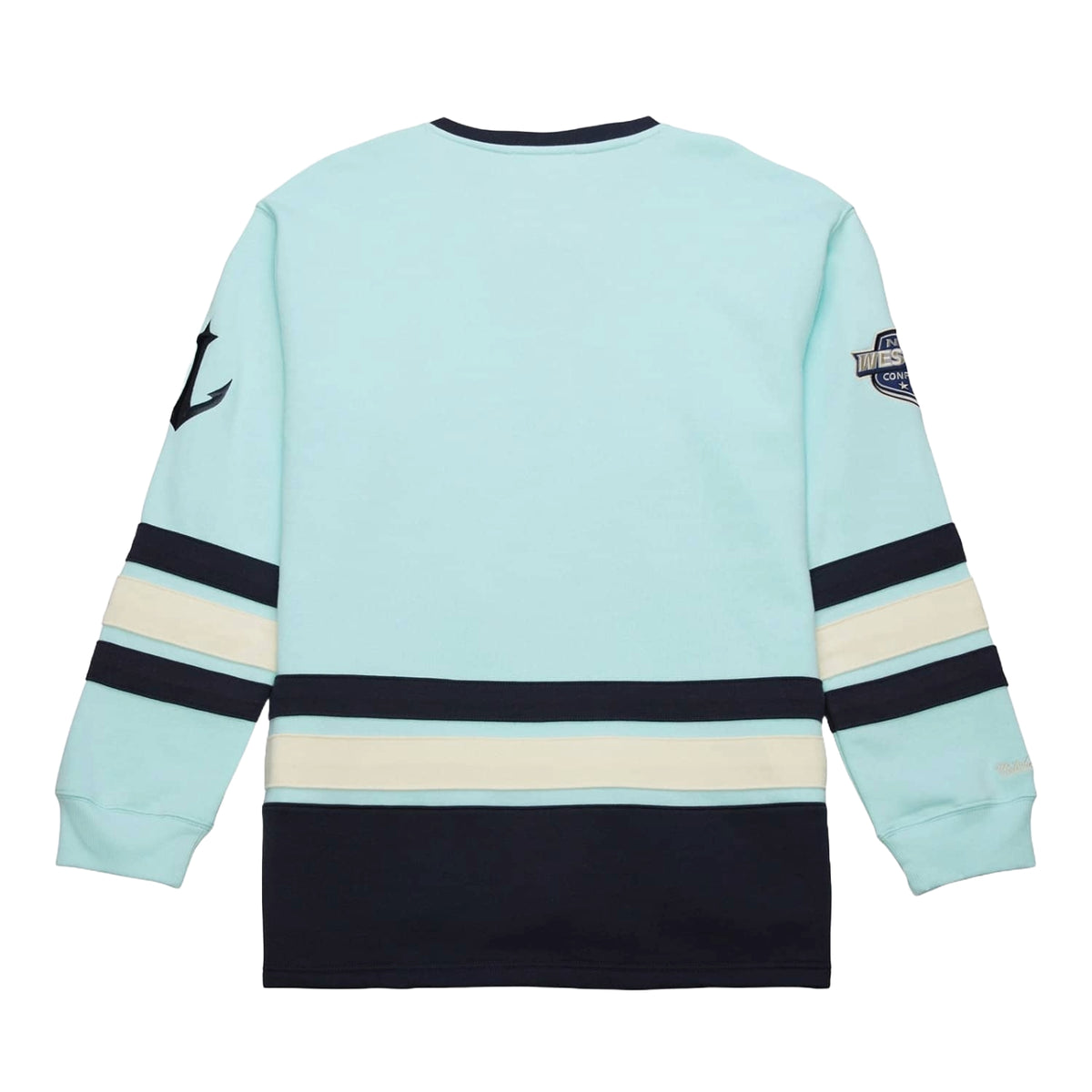 Seattle Kraken Mitchell and Ness Heritage Lace Up Crew