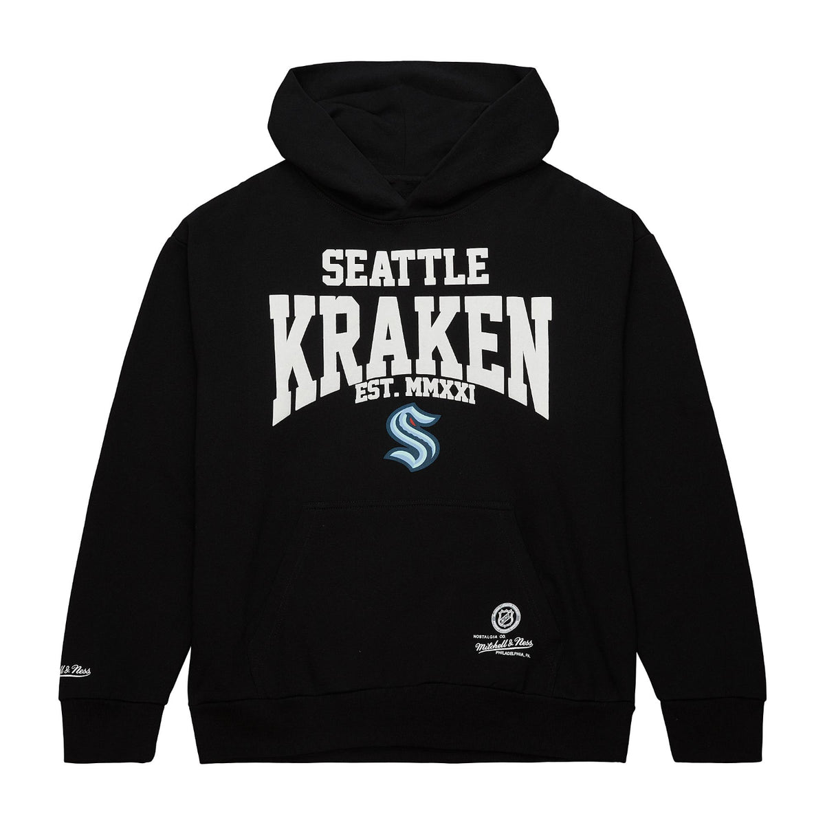 Seattle Kraken Mitchell & Ness Home Team Black Hoodie