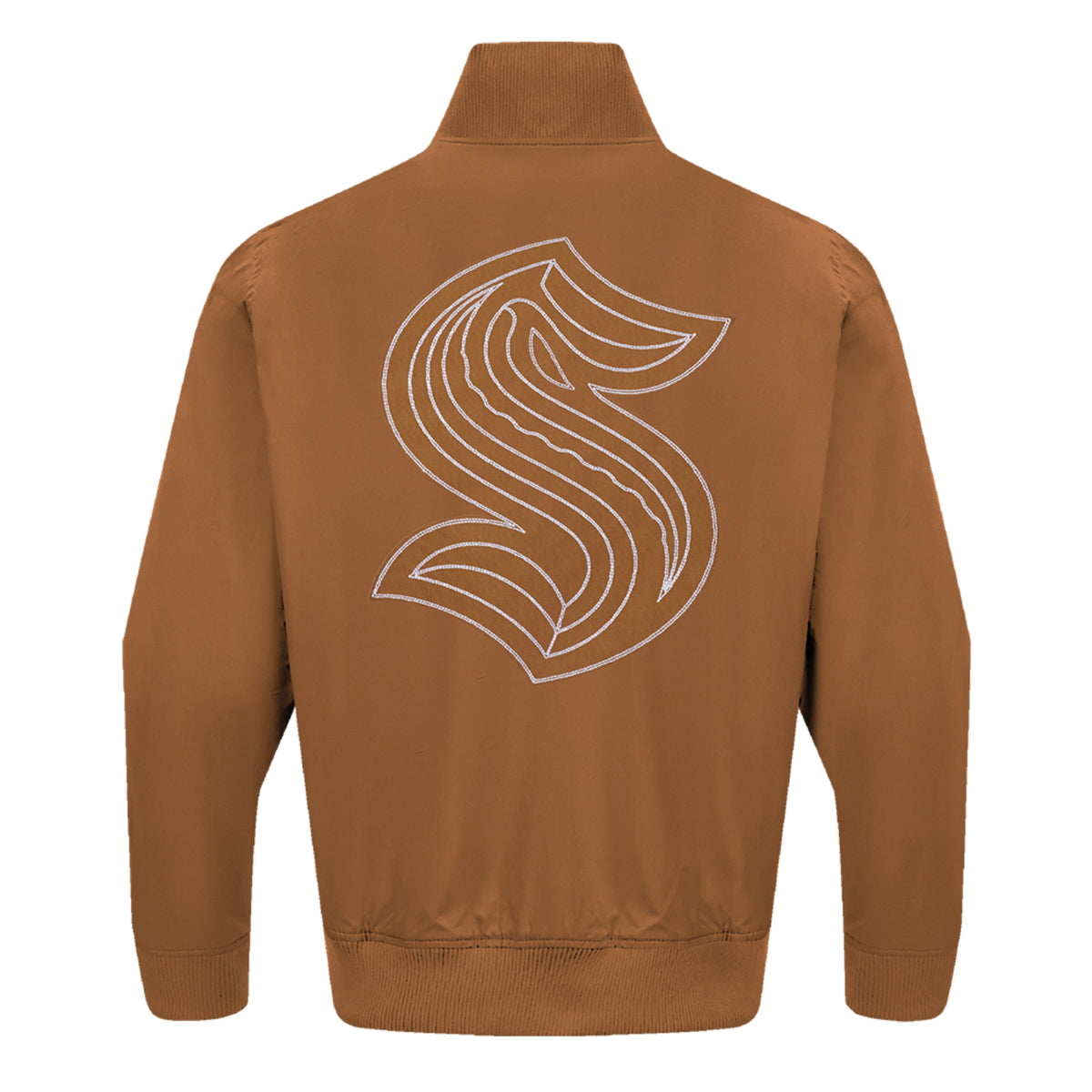 Seattle Kraken Paint the City Brown Twill Jacket