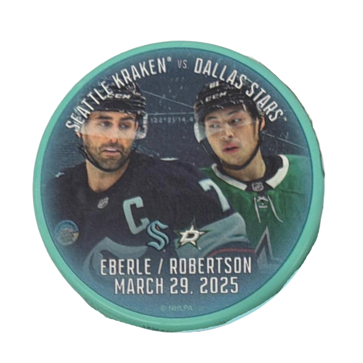Seattle Kraken - 3.29.25 Eberle v. Robertson Dueling Puck