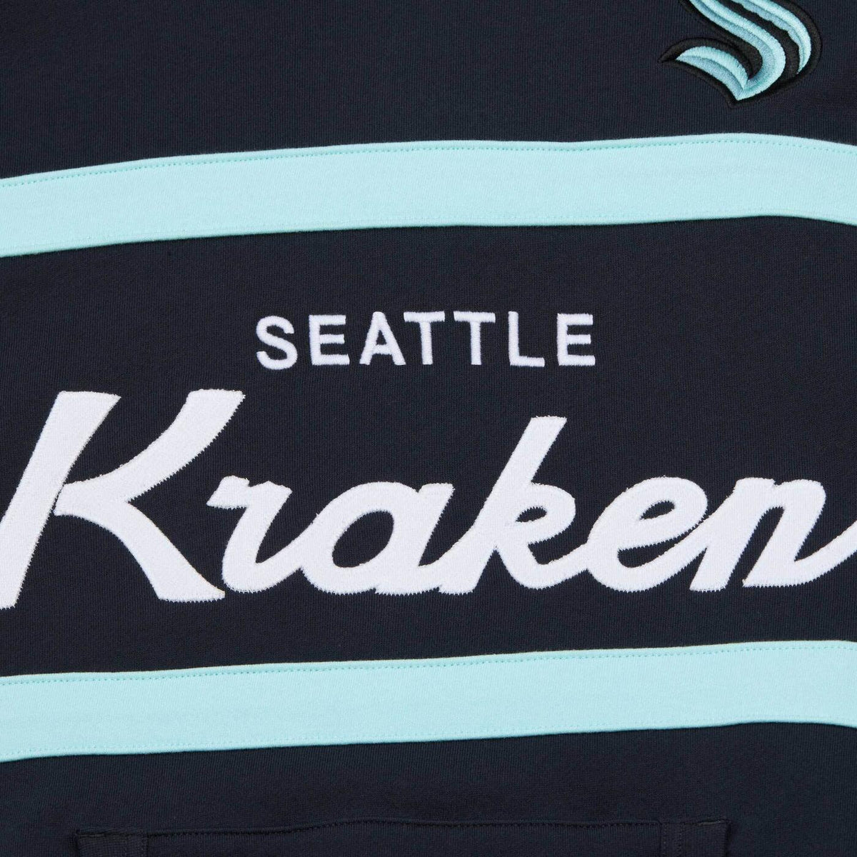Seattle Kraken Mitchell And Ness Head Coach Navy Hoodie