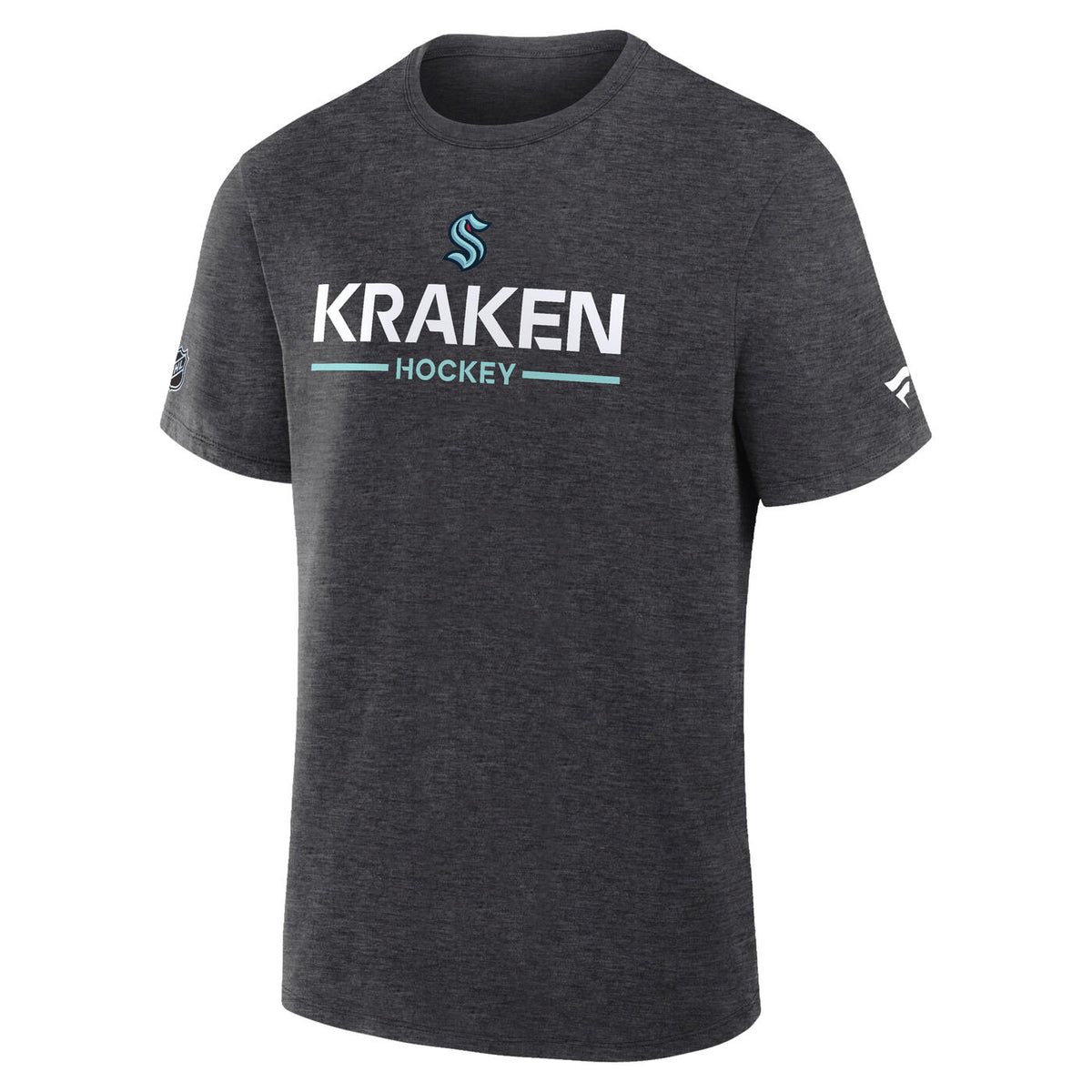 Seattle Kraken AP Charcoal Primary Cotton Tee