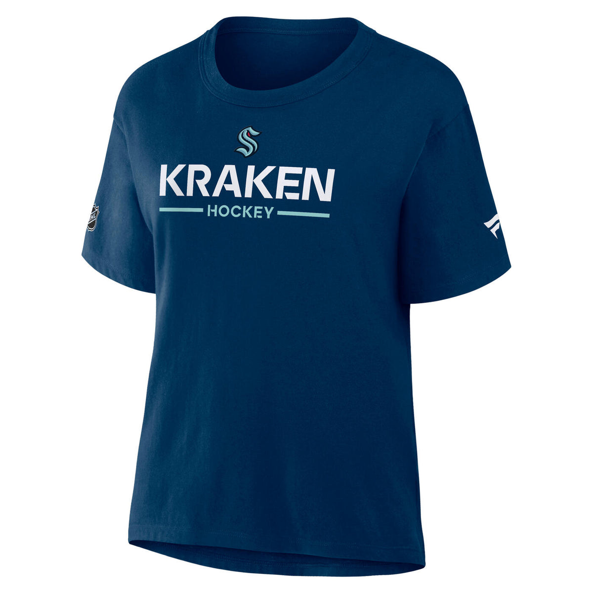 Seattle Kraken Womens AP Navy Primary Cotton Tee