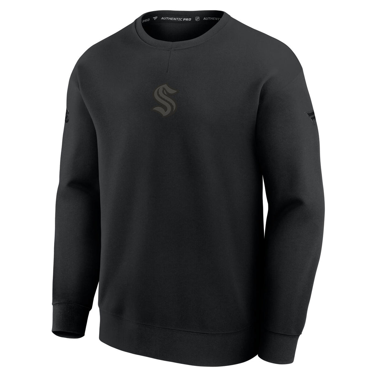 Seattle Kraken AP Black Road Crewneck
