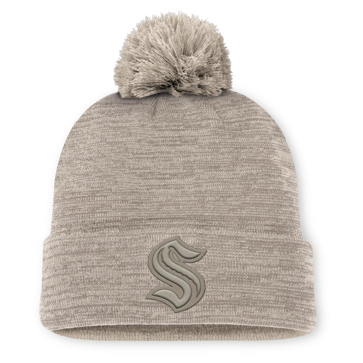 Seattle Kraken Road Fossil Pom Beanie