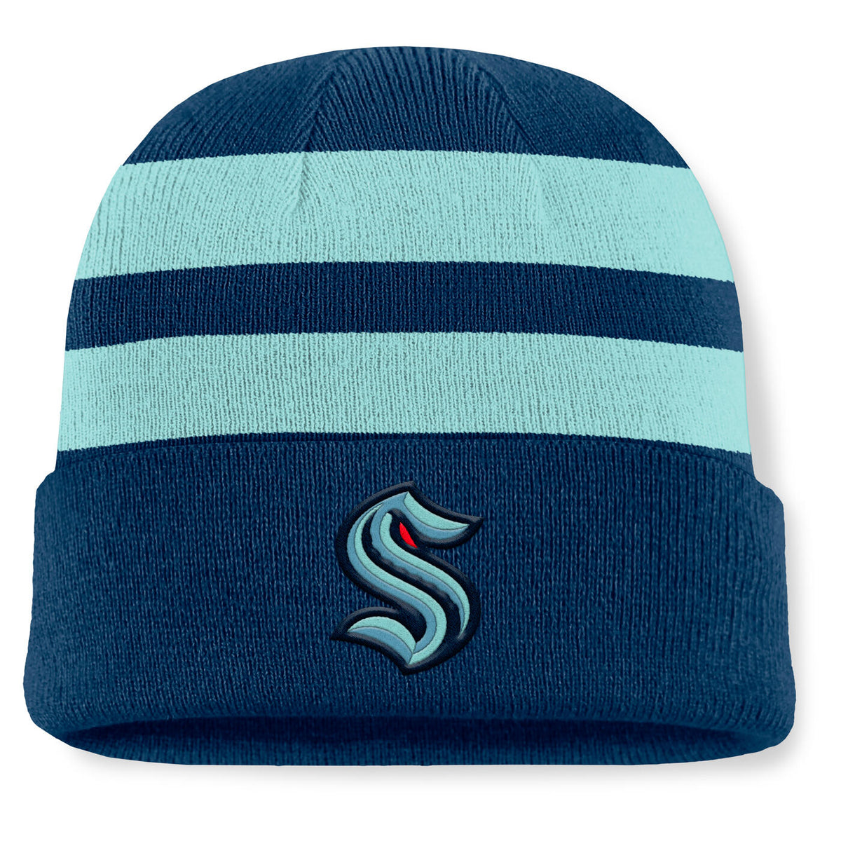 Seattle Kraken Swipe Stripe Cuffed Beanie