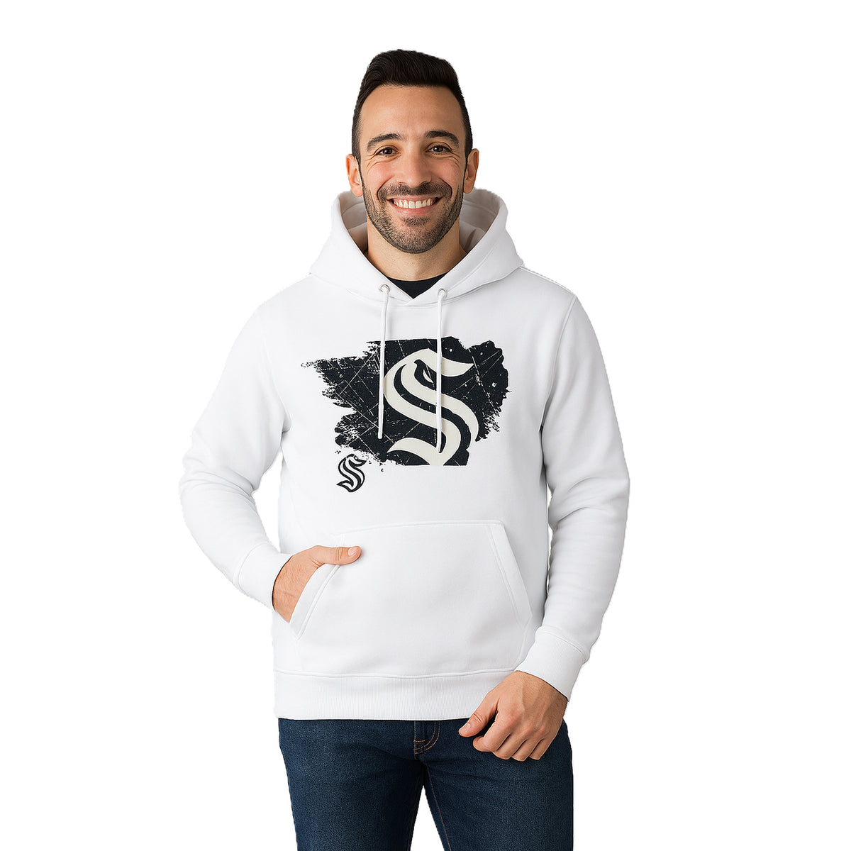Seattle Kraken Ice White Podium Hoodie