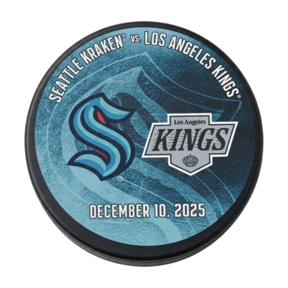 Seattle Kraken Matchup Puck - 12.10.25 - vs. Los Angeles Kings