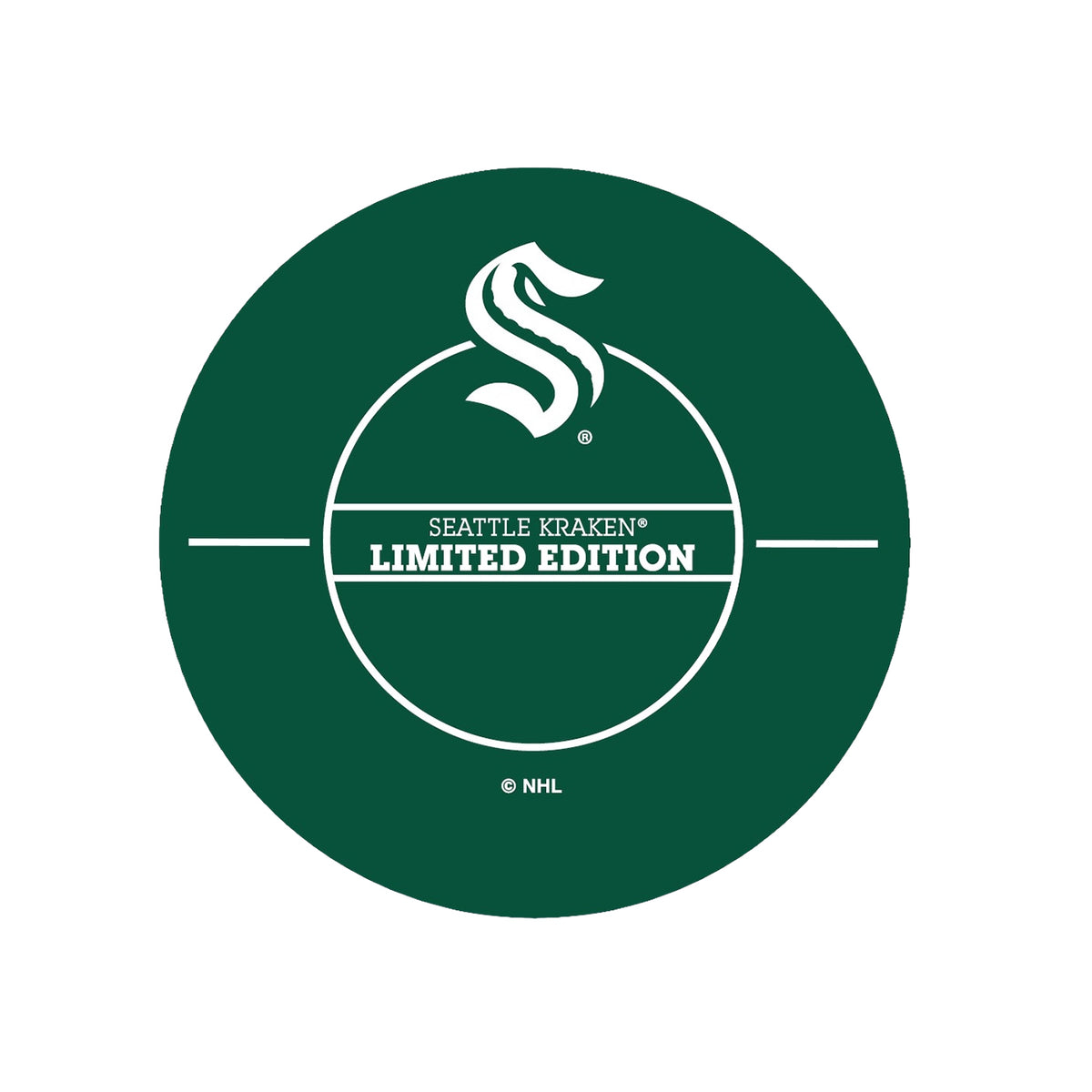 Seattle Kraken 2026 St. Patrick's Day Puck