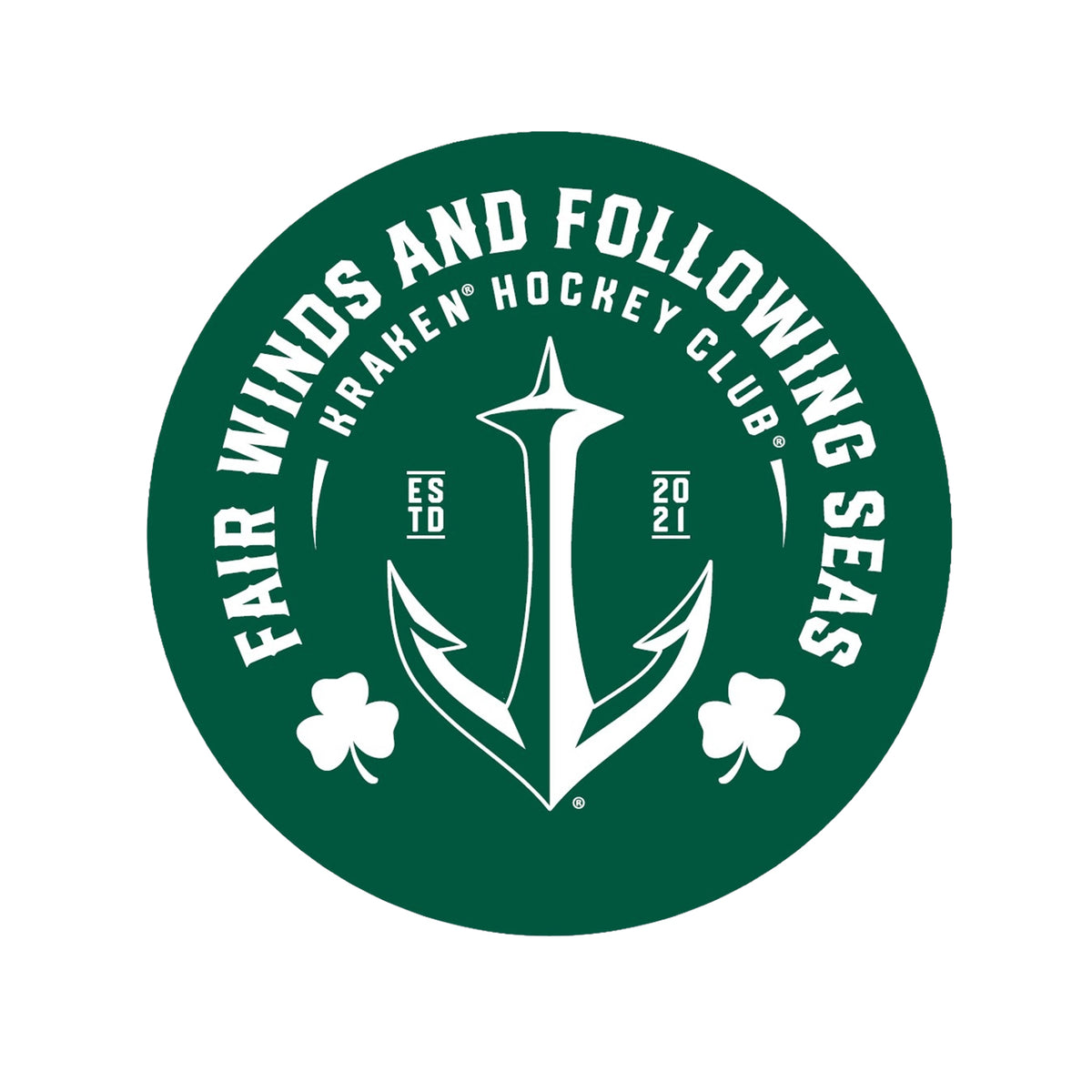 Seattle Kraken 2026 St. Patrick's Day Puck