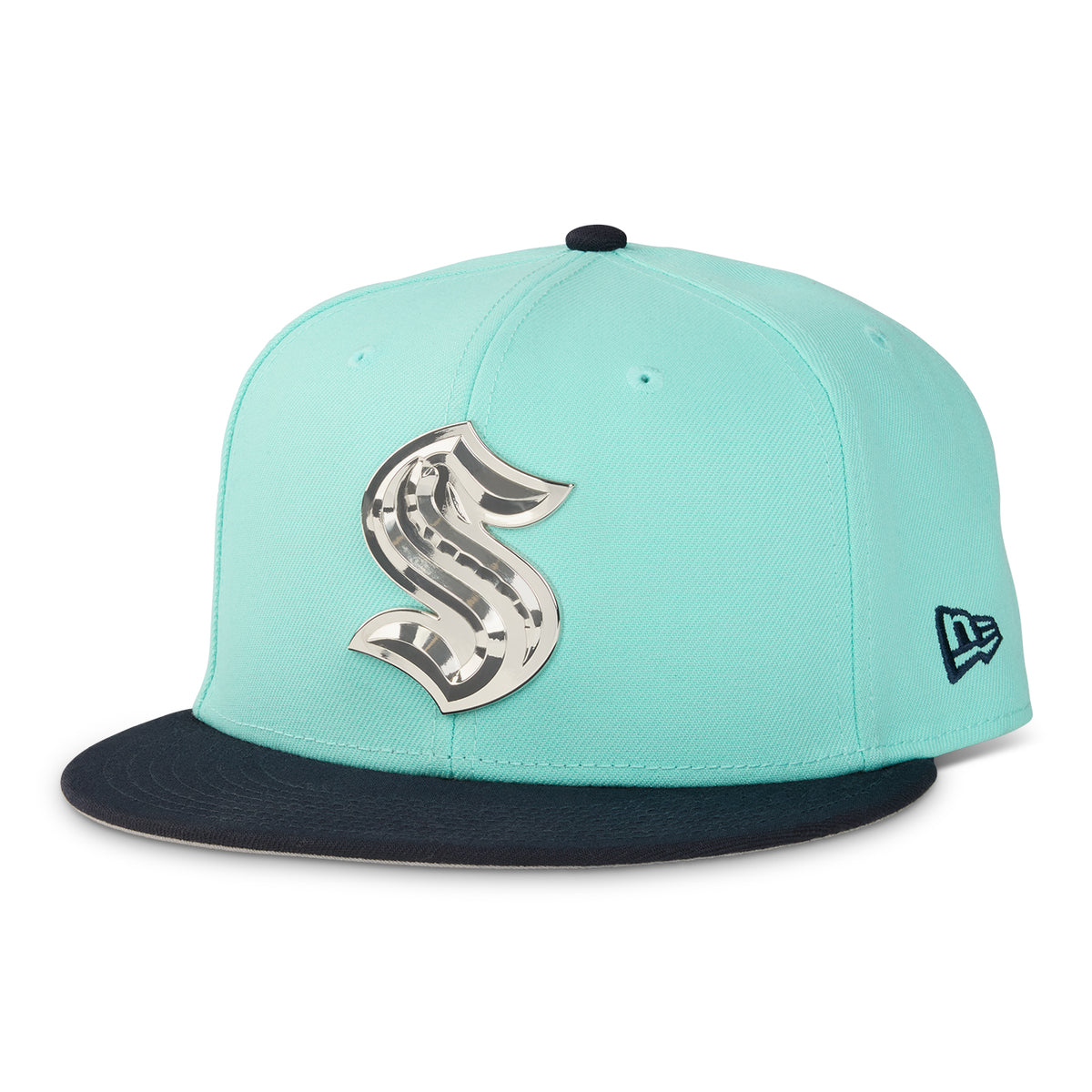 Seattle Kraken New Era Metal Badge Shadow 950 Hat