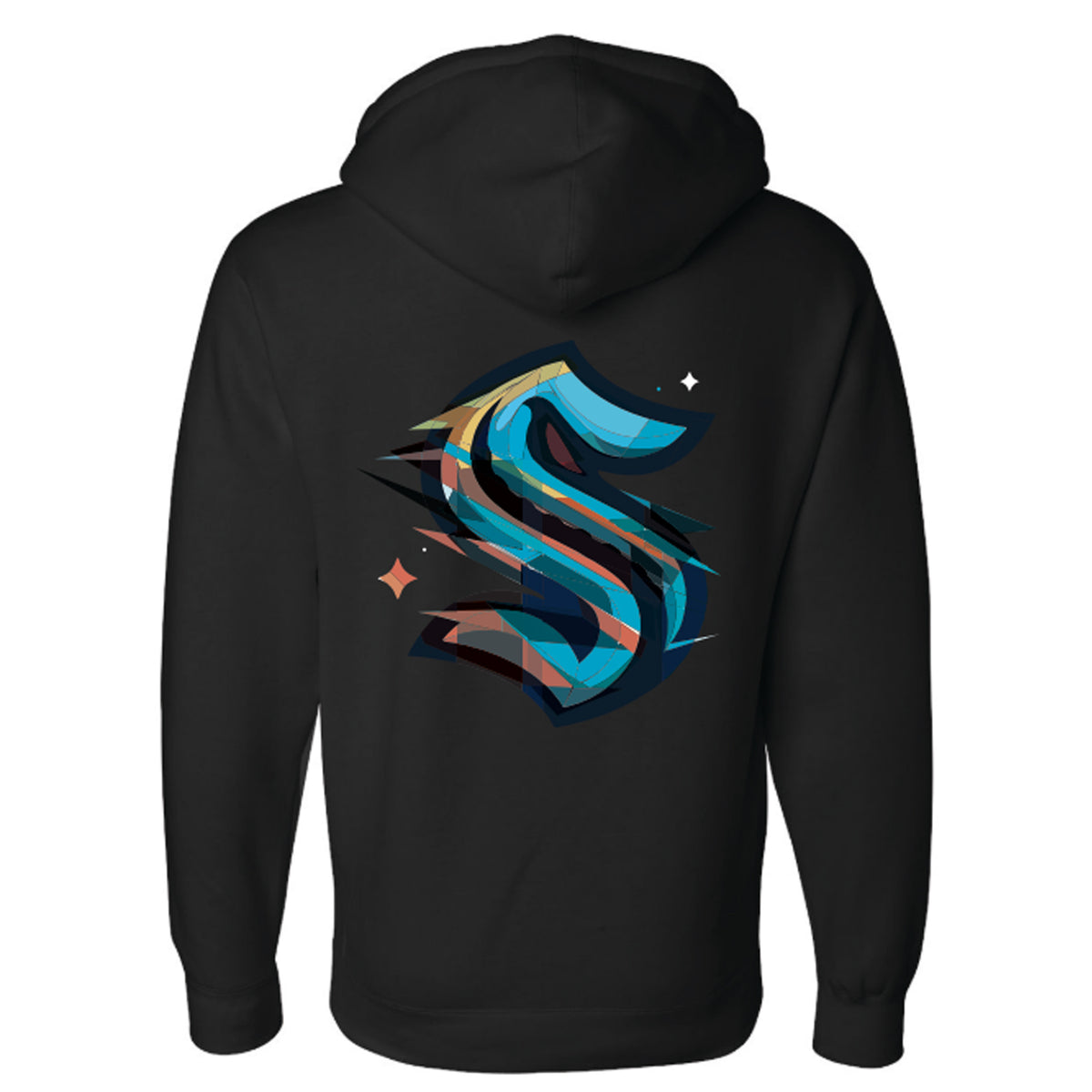 Seattle Kraken Common Thread Black Hockey History Hoodie 2025-26