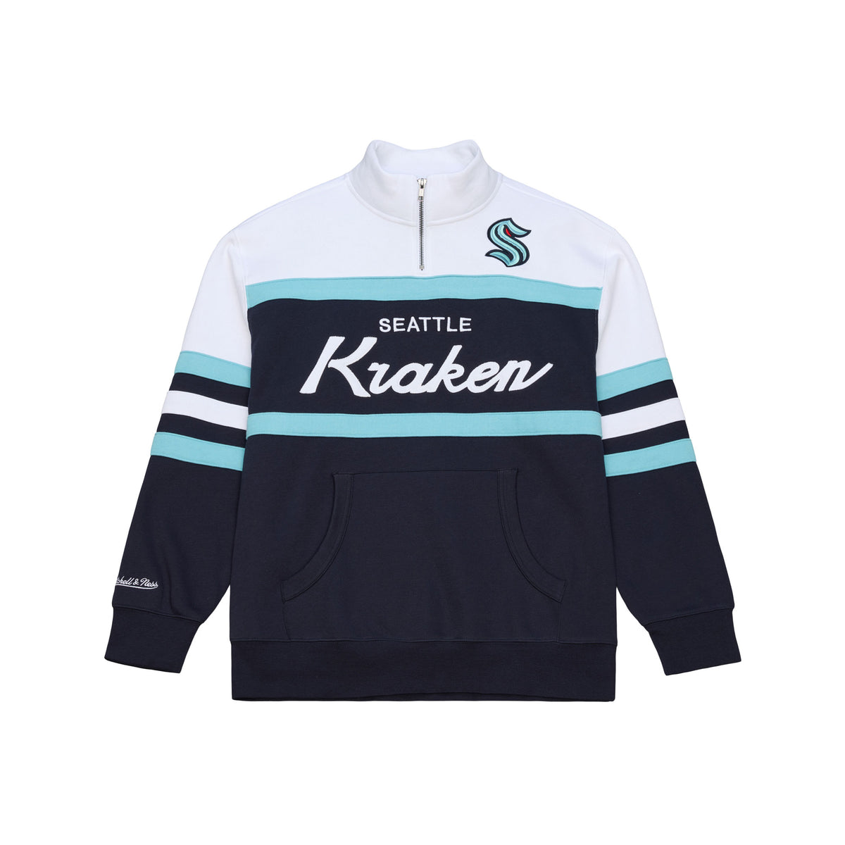 Seattle Kraken Mitchell and Ness Head Coach Quarter Zip