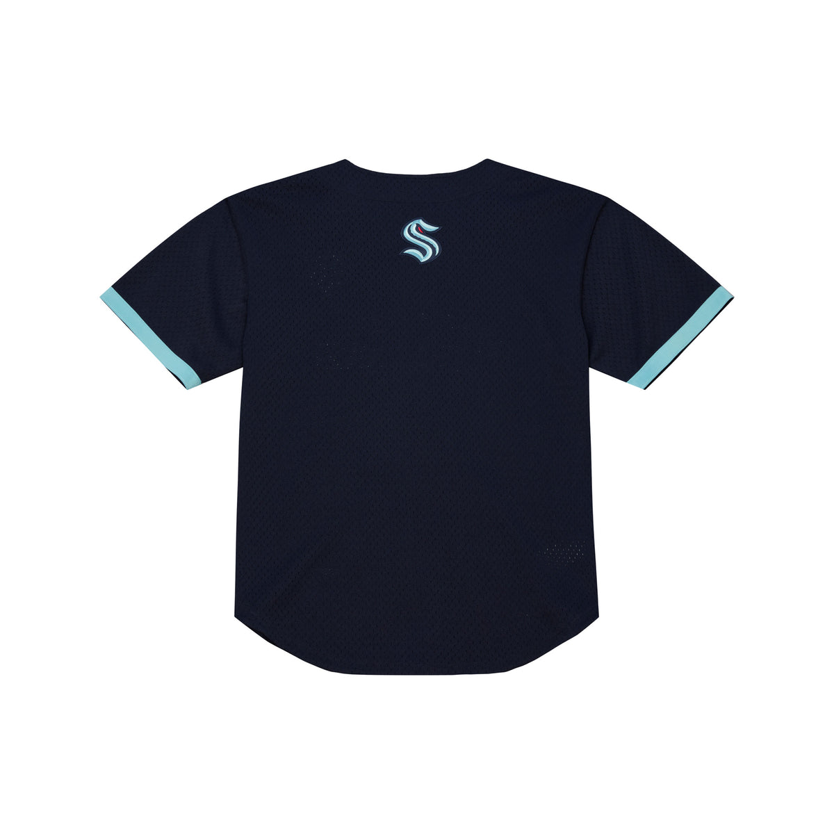 Seattle Kraken Mitchell and Ness Head Coach Mesh Button Down