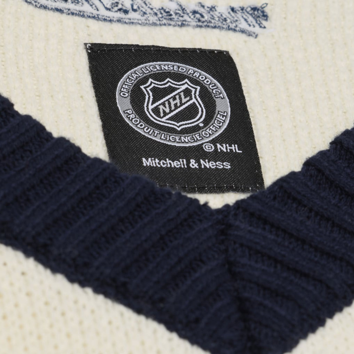 Seattle Kraken Mitchell and Ness Womens Roots Vneck Sweater