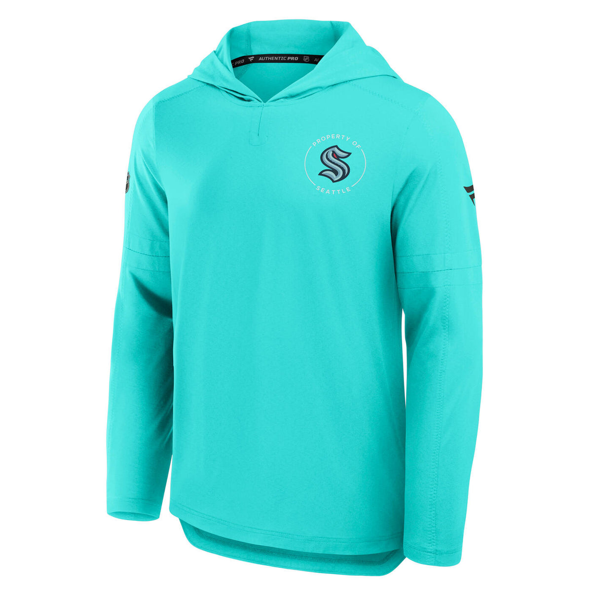 Seattle Kraken Authentic Pro 2026 Lightweight Long Sleeve Hoodie Tee
