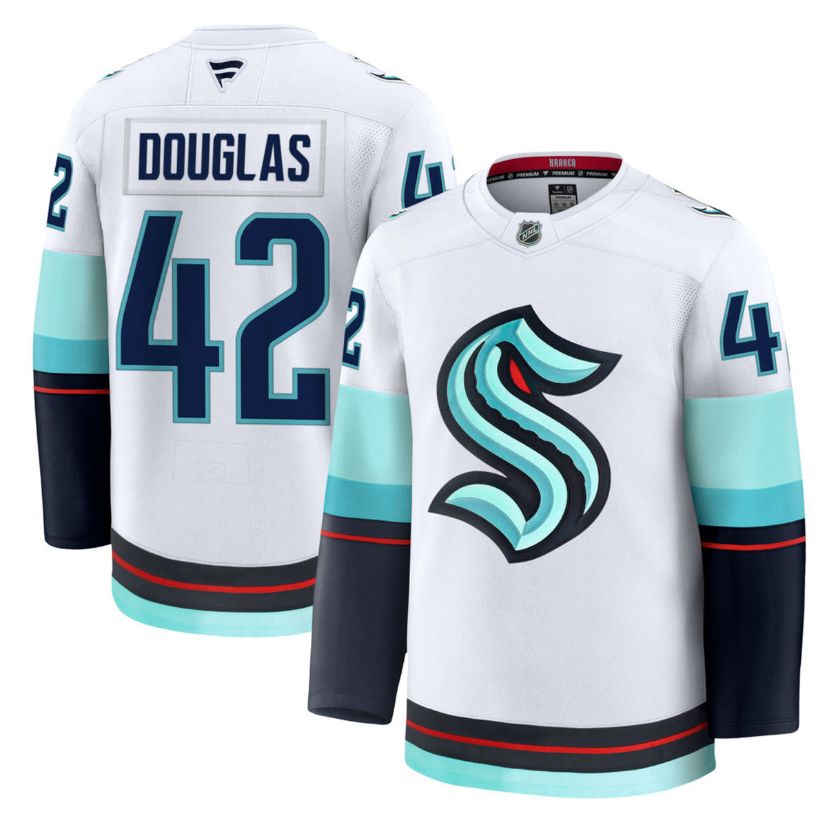 Seattle Kraken Curtis Douglas #42 Away Jersey