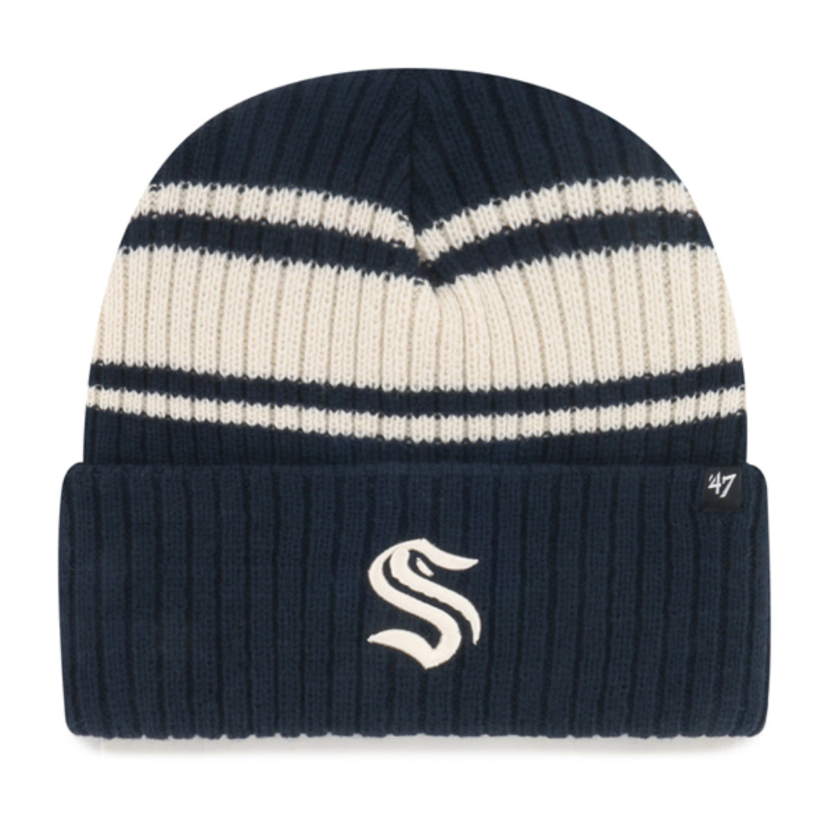 Seattle Kraken '47 Harbor Stripe Cuff Knit