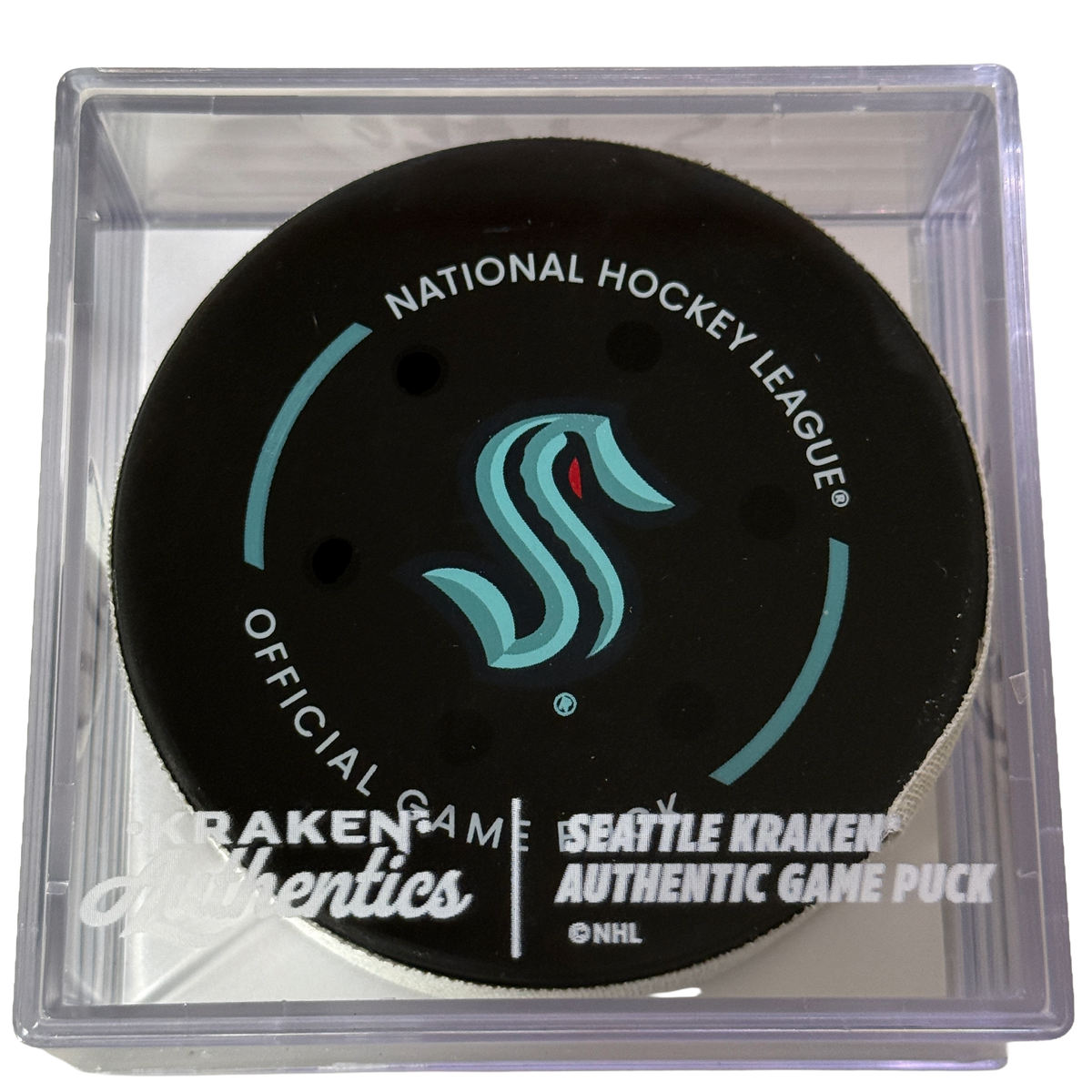 K. Fiala #22 Goal Puck LAK 12.10.25