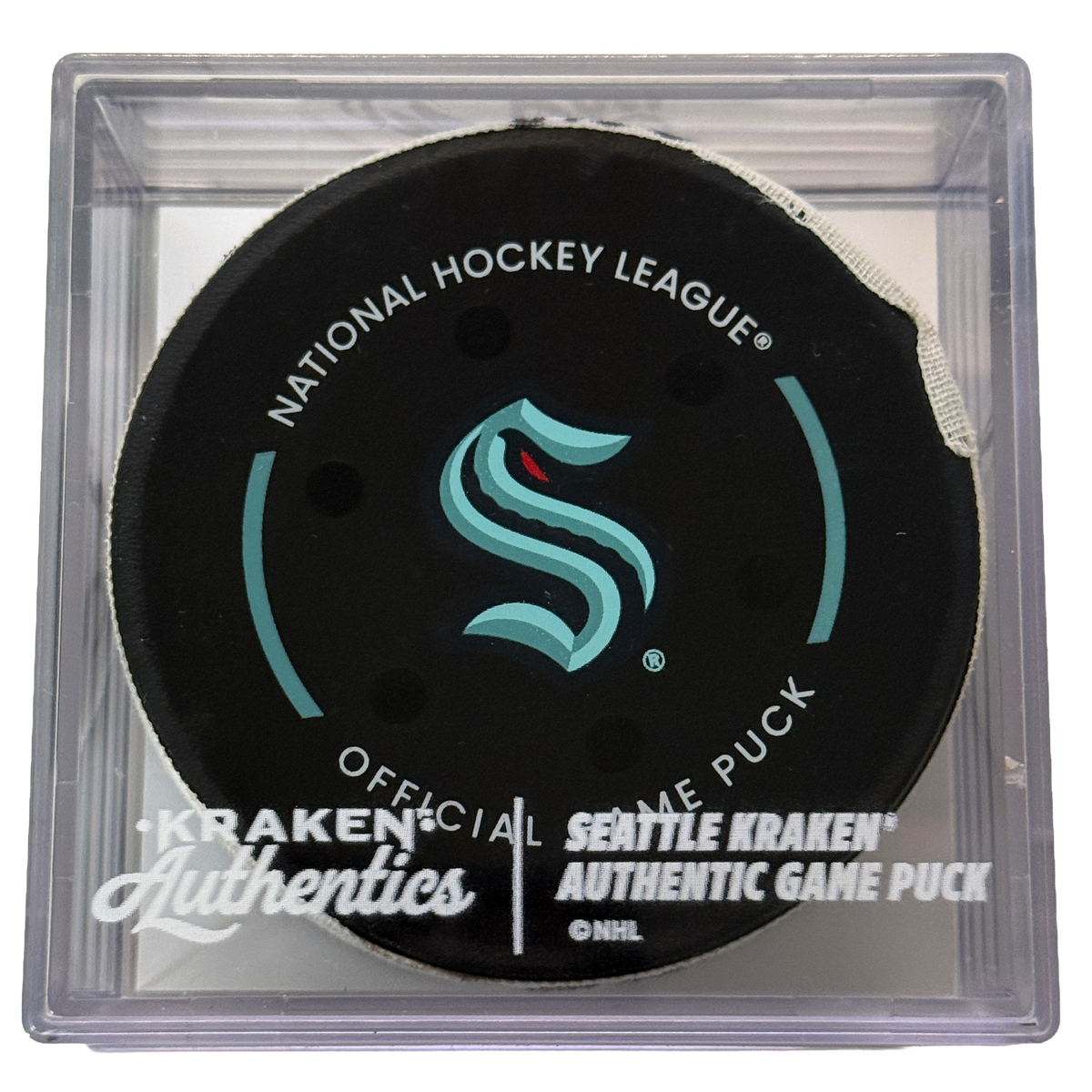 R. Poehling #25 ANA Goal Puck 1.23.26