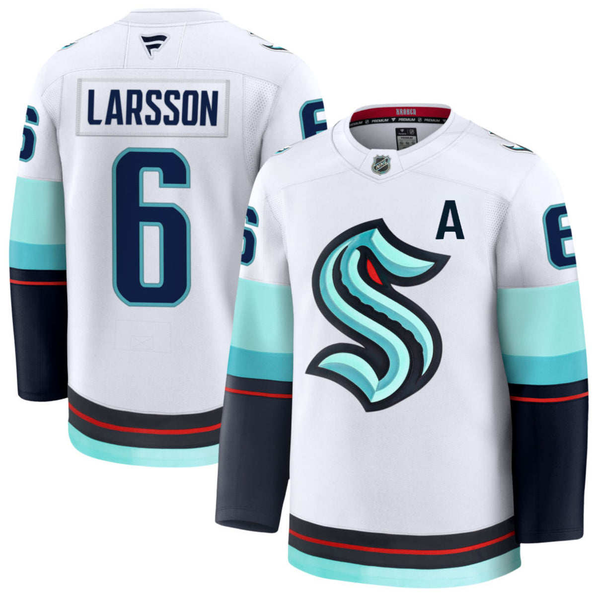 Seattle Kraken Adam Larsson #6 Away Jersey – Seattle Hockey Team Store