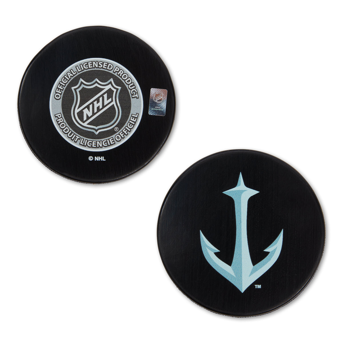 Seattle Kraken Anchor Basic Puck Black