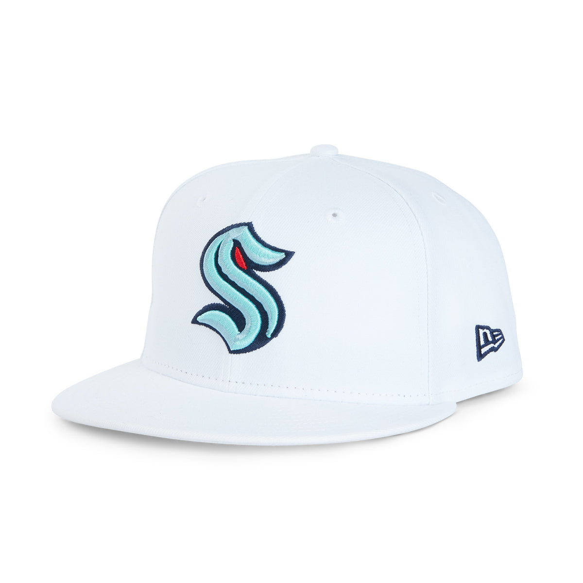 Seattle Kraken Primary 5950 White Cap